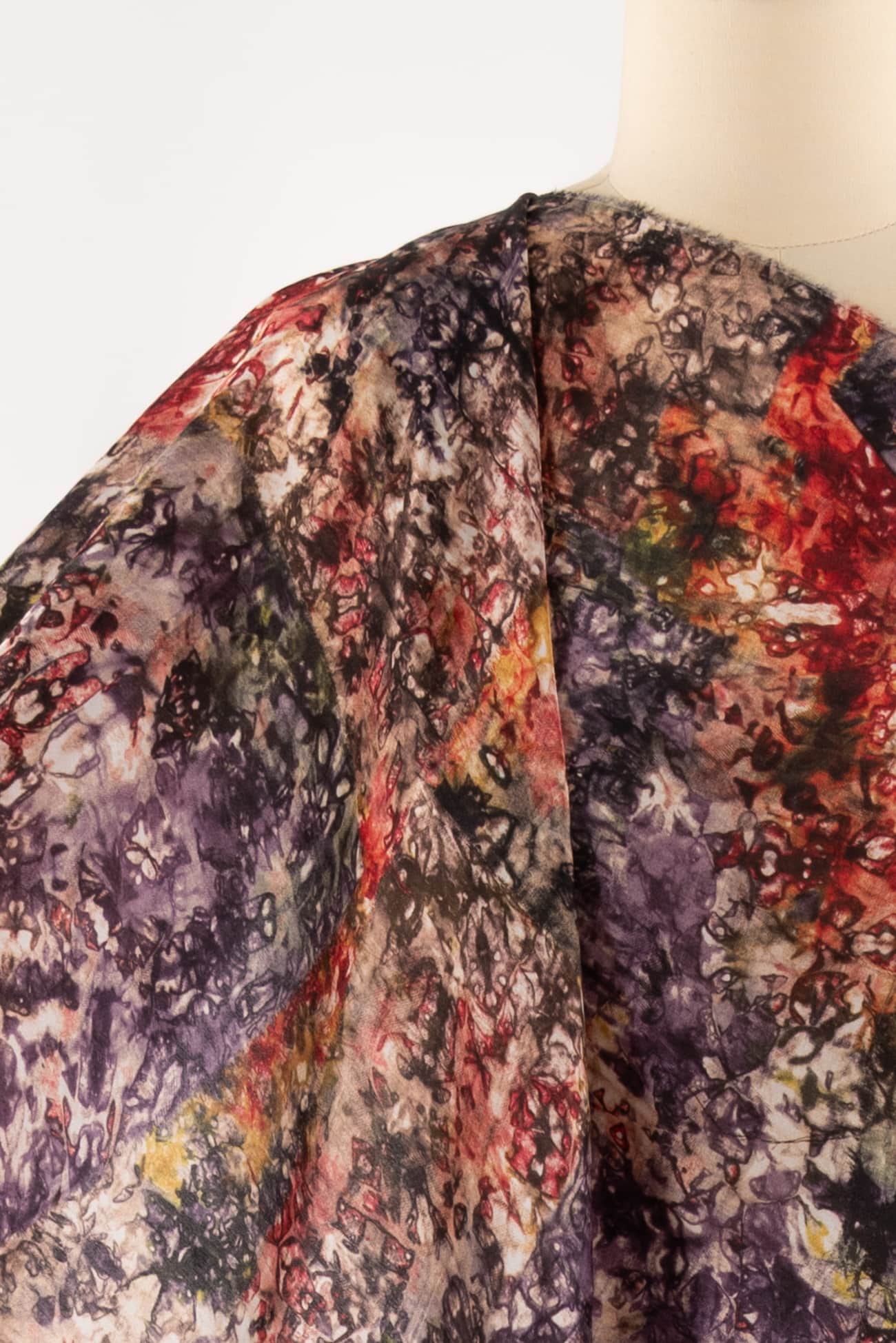 Gem Show Silk Charmeuse Woven