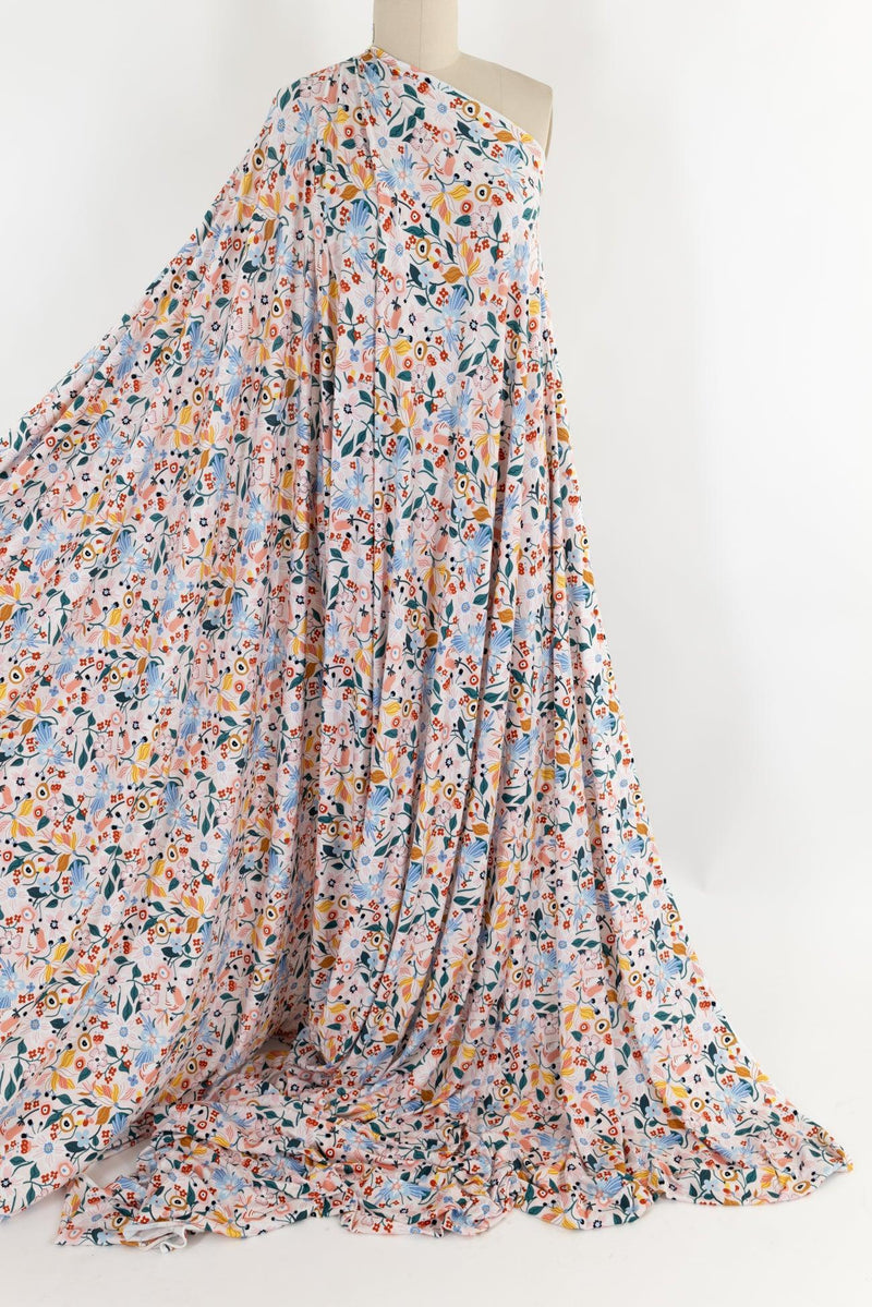 Gentle Bouquet Rayon Knit - Marcy Tilton Fabrics