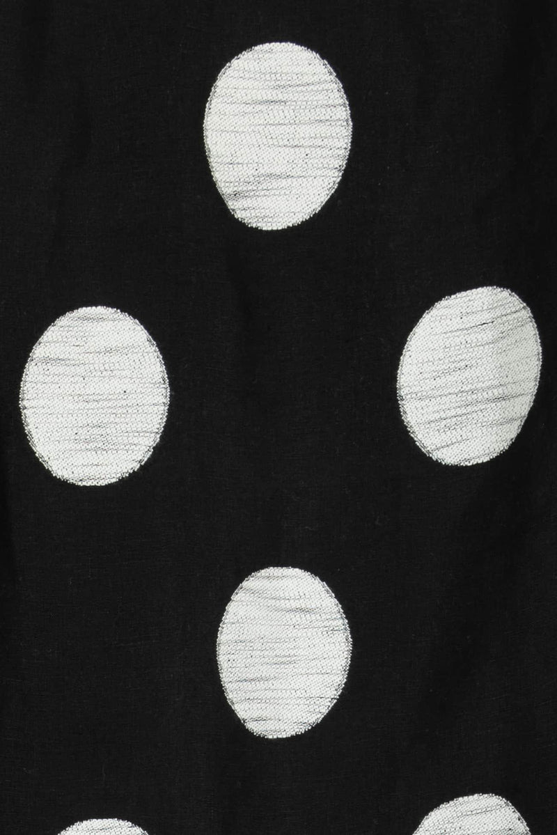 Ghost Dots Linen Jacquard Woven