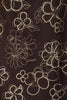 Gilty Floral Brown French Wool Flannel Woven - Marcy Tilton Fabrics
