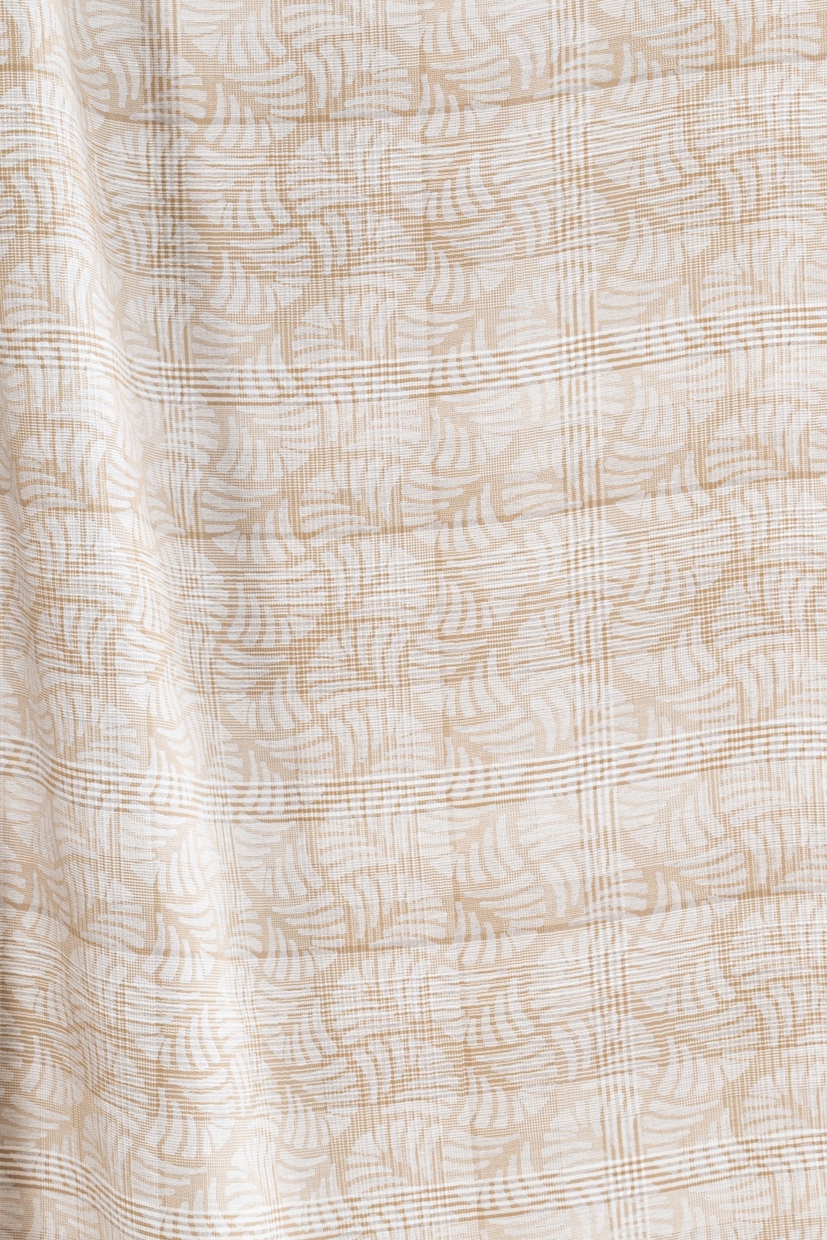 Ginko Check Italian Linen/Cotton Jacquard Woven