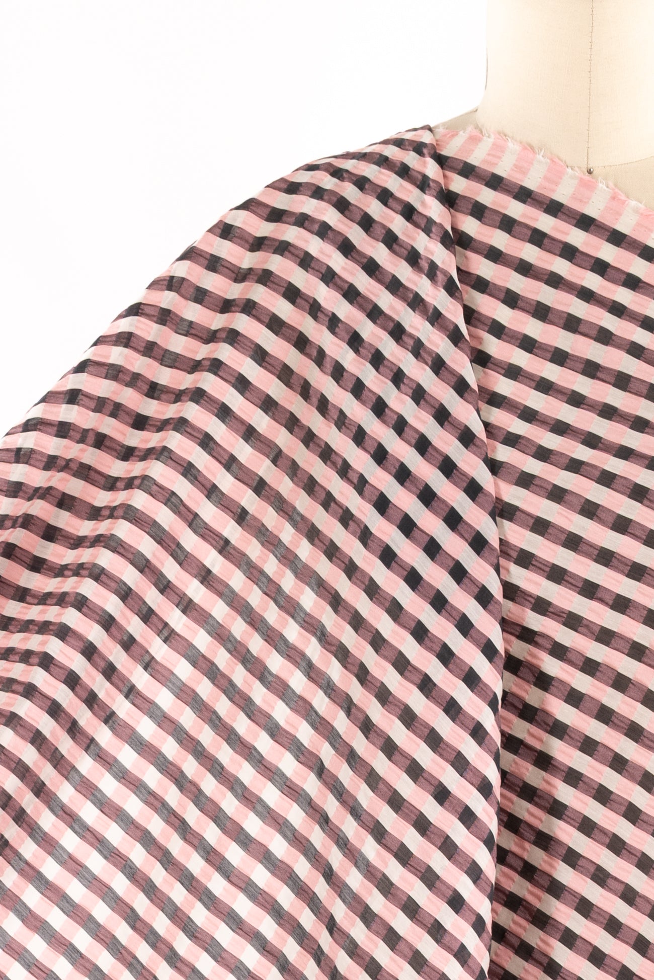 Glamour Girl Italian Gingham Seersucker Woven