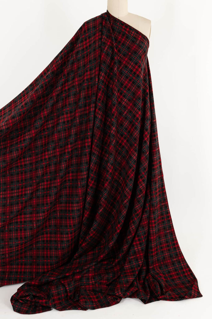Glen Ellen Plaid French Double Knit - Marcy Tilton Fabrics