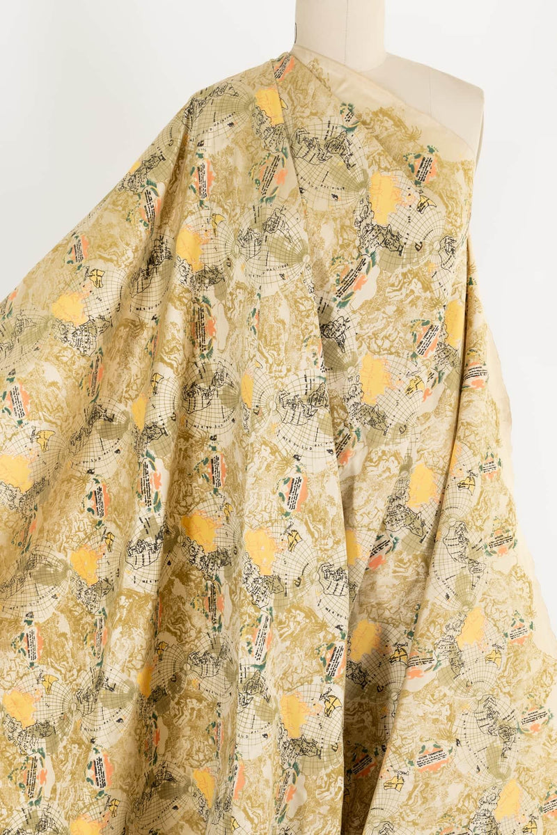 Globetrotter Silk Woven - Marcy Tilton Fabrics