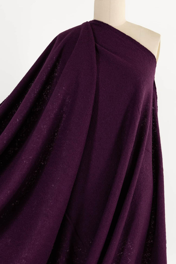 Grape Felted Wool Blend Knit - Marcy Tilton Fabrics