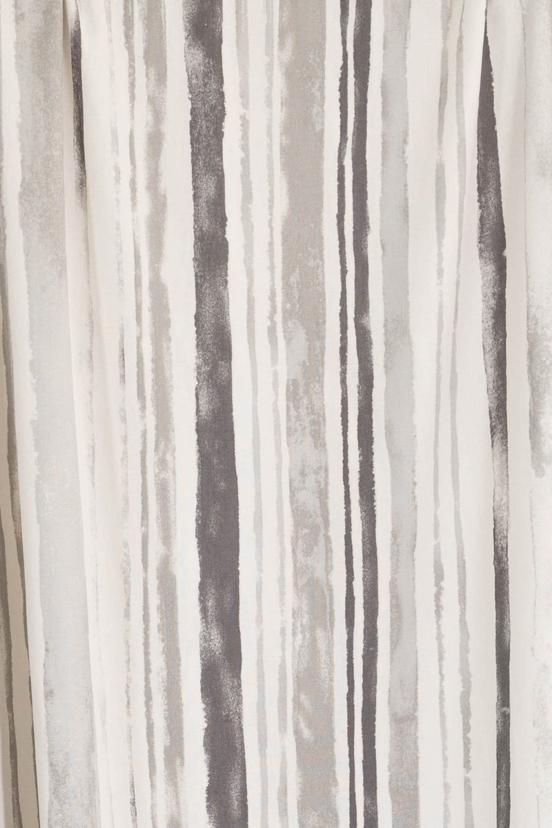 Graphite Stripes Rayon/Linen Blend Woven