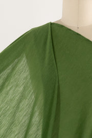 Grass Green Italian Wool Jersey Knit