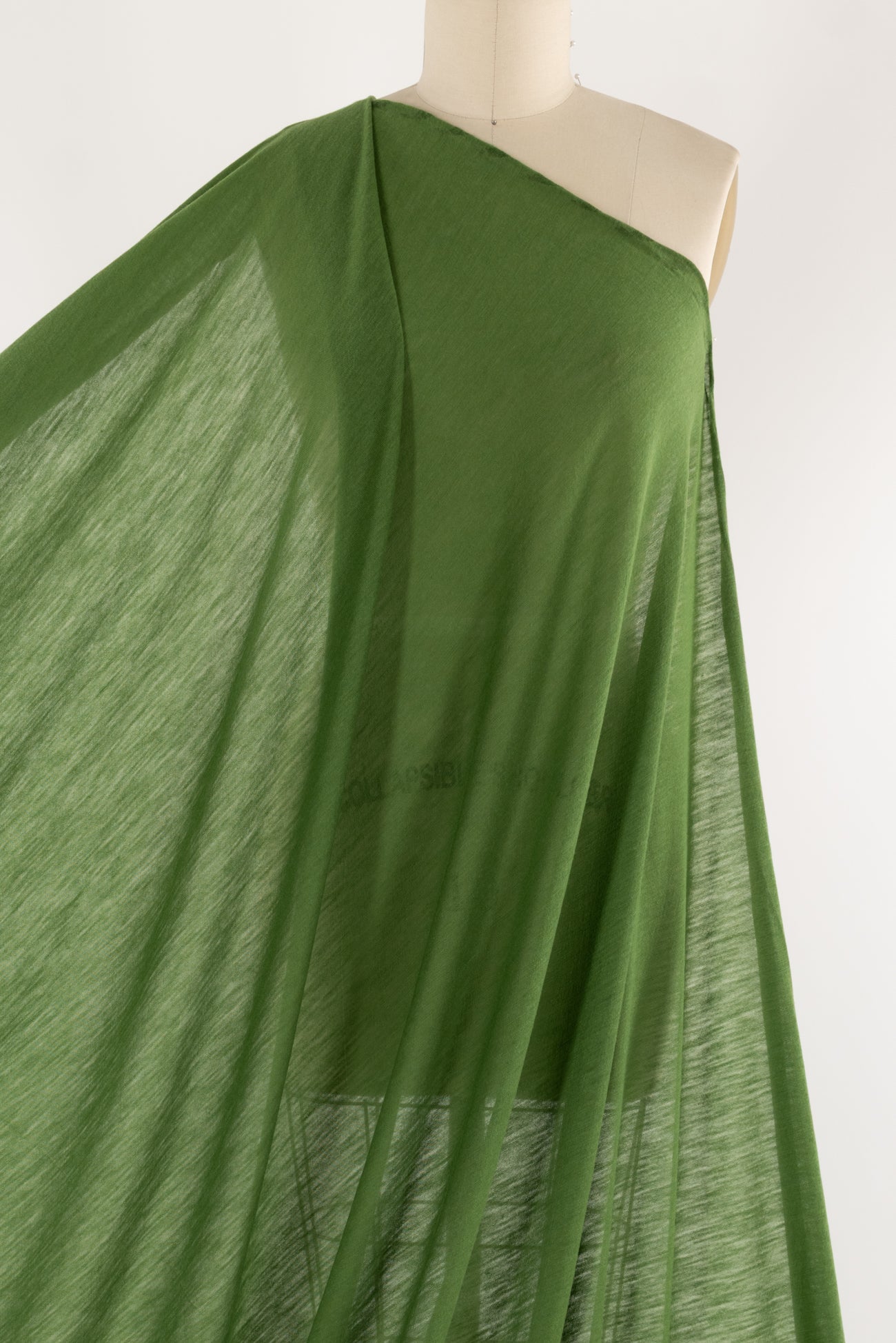 Grass Green Italian Wool Jersey Knit