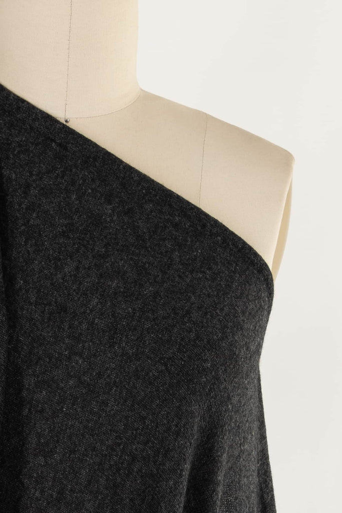 Gray Cashmere Sweater Knit - Marcy Tilton Fabrics