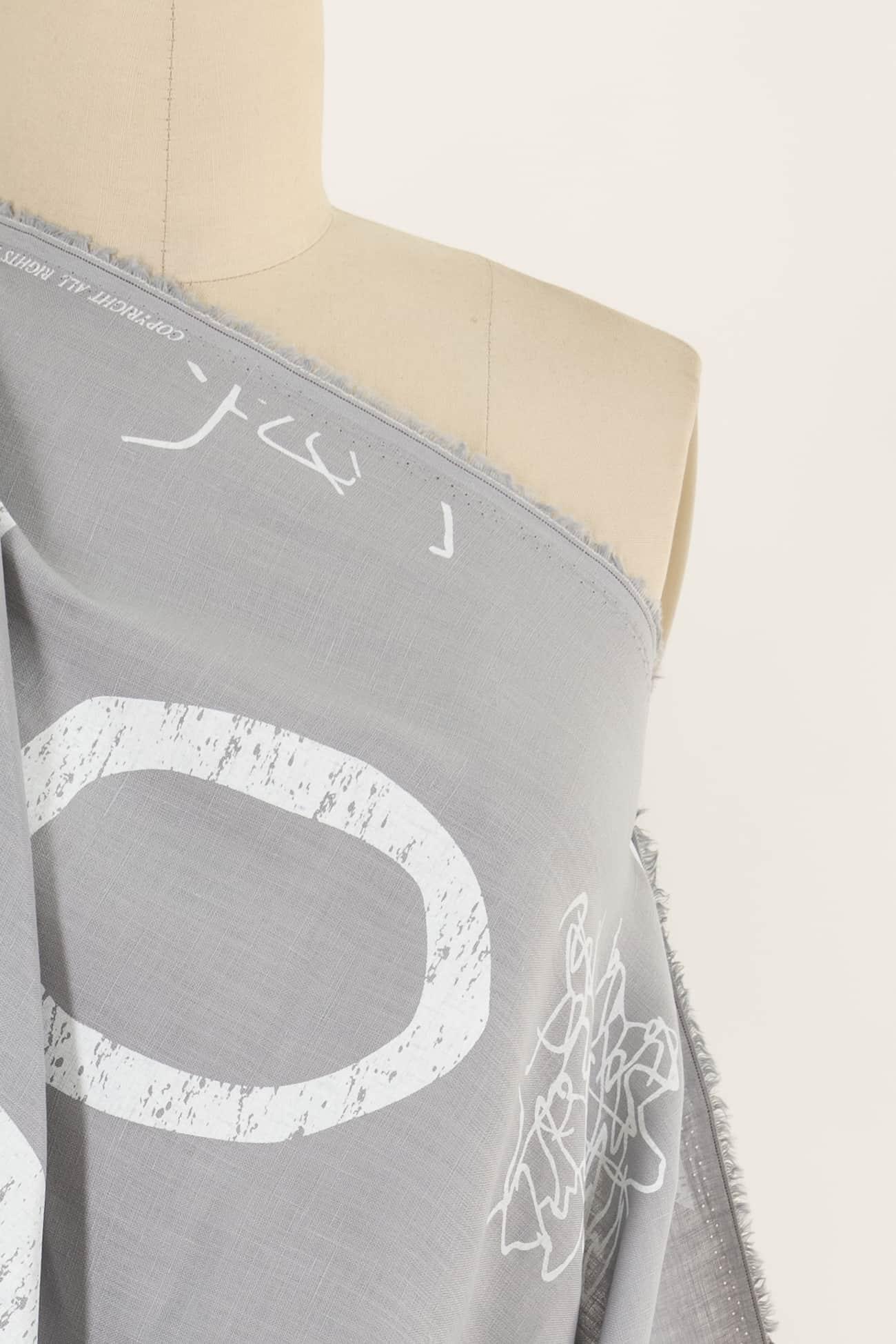 Gray Cloud Linen Woven - Marcy Tilton Fabrics