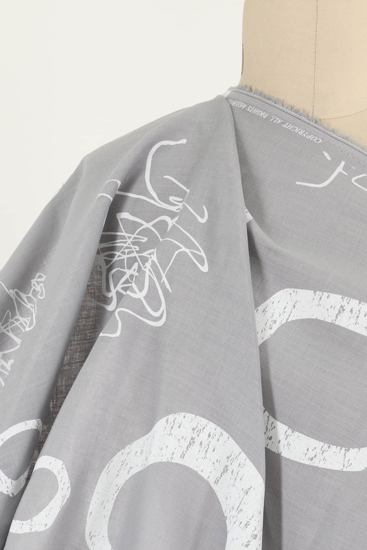 Gray Cloud Linen Woven - Marcy Tilton Fabrics
