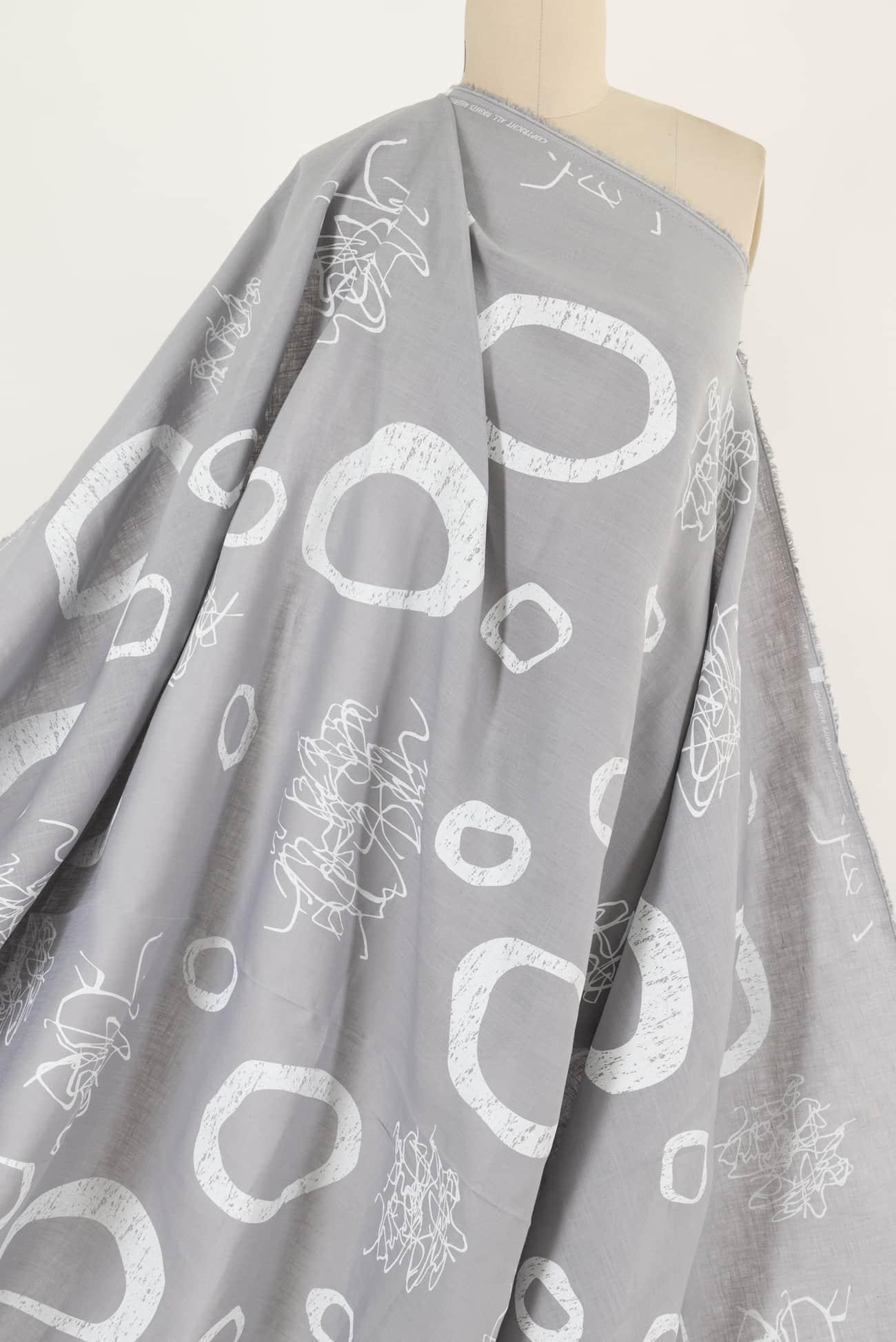 Gray Cloud Linen Woven - Marcy Tilton Fabrics