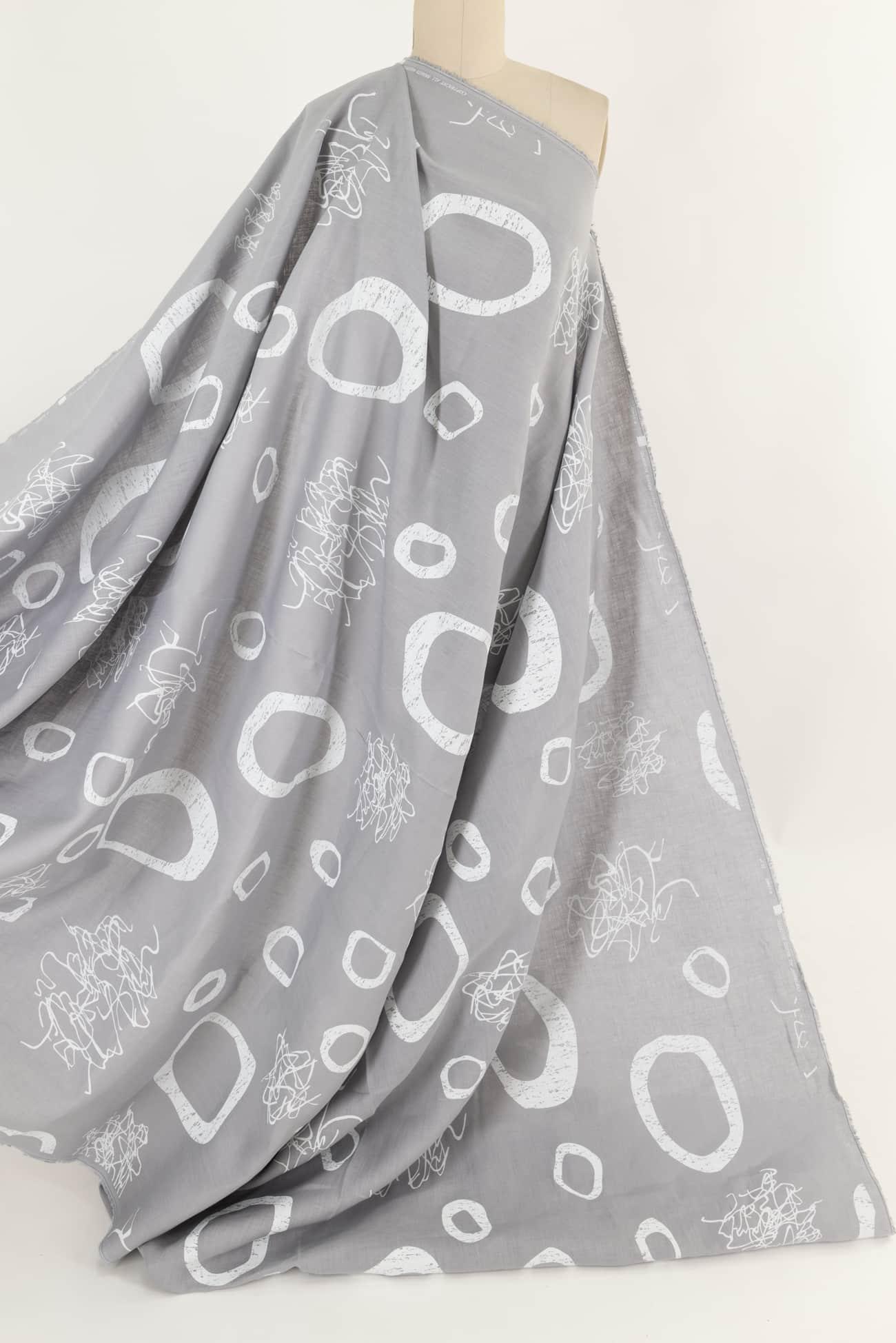 Gray Cloud Linen Woven - Marcy Tilton Fabrics