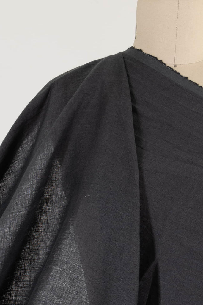 Early Dawn Gray Linen Woven - Marcy Tilton Fabrics