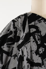 Gray Gesture Double Knit