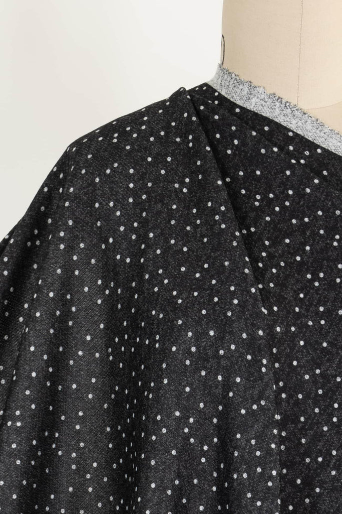 Grayscape Dots Double Knit - Marcy Tilton Fabrics