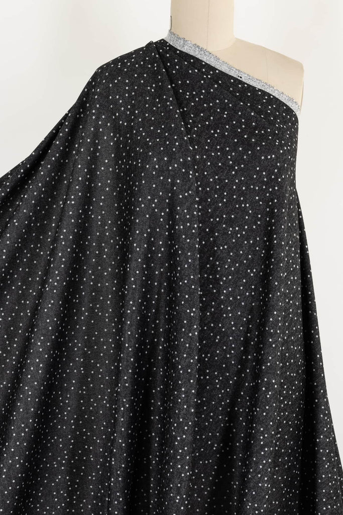Grayscape Dots Double Knit - Marcy Tilton Fabrics