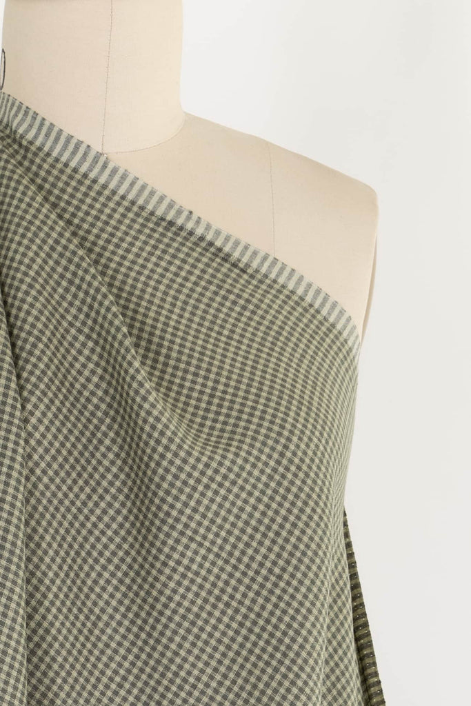 Greene Street Checks Linen Woven - Marcy Tilton Fabrics