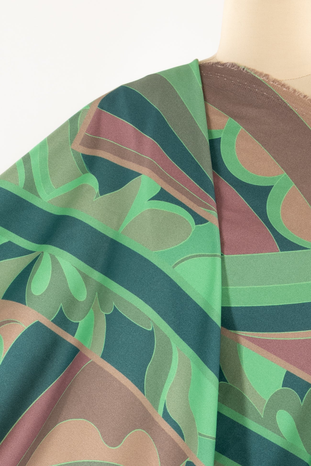 Green Jasmine Italian Cotton Woven