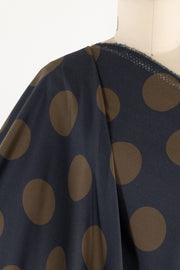 Green Mansion Dots Danish Viscose Woven