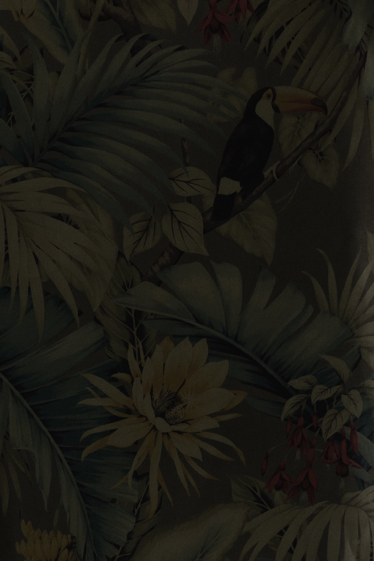 Green Palmetto Japanese Cotton Denim Woven