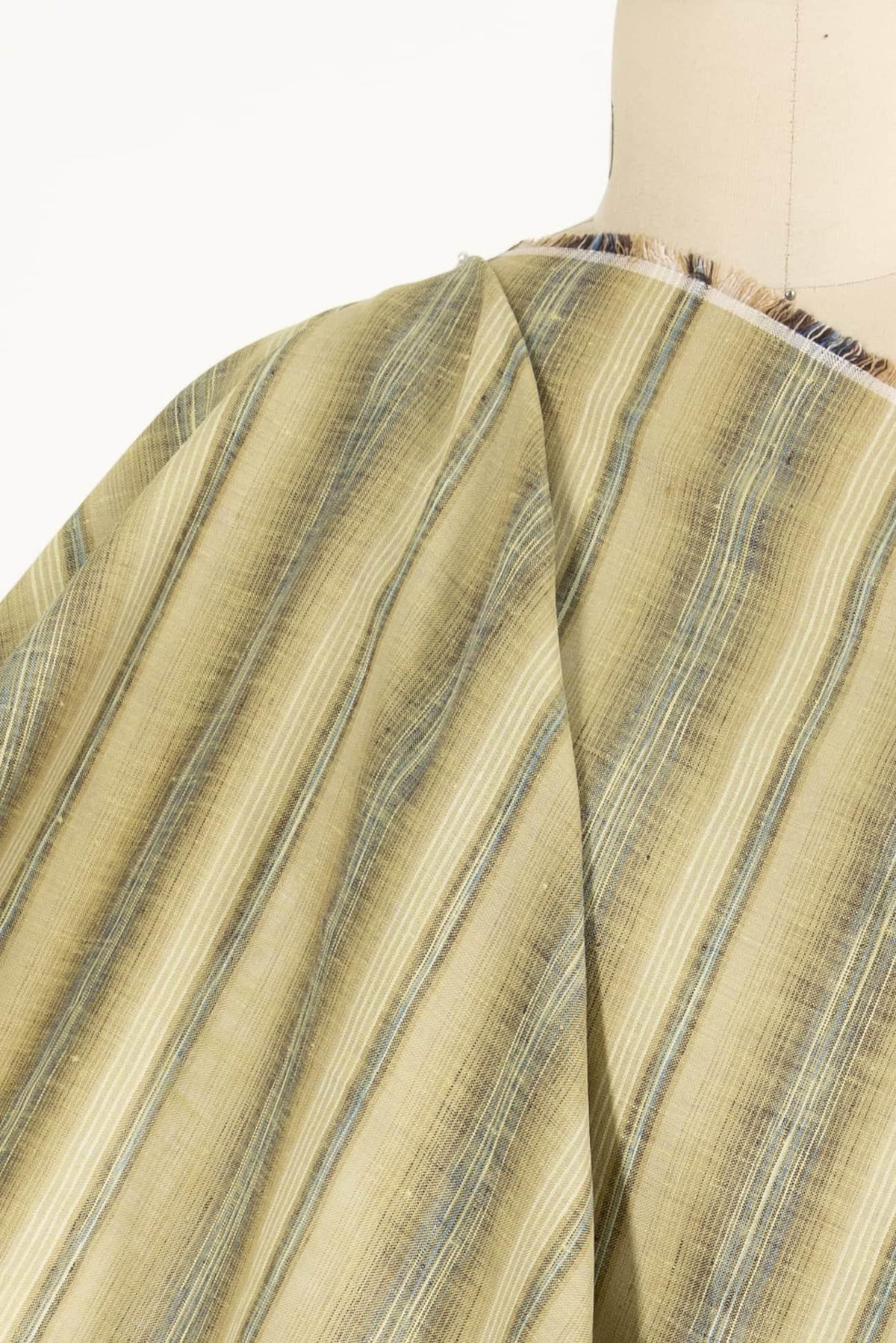 Green Pear Linen Woven - Marcy Tilton Fabrics