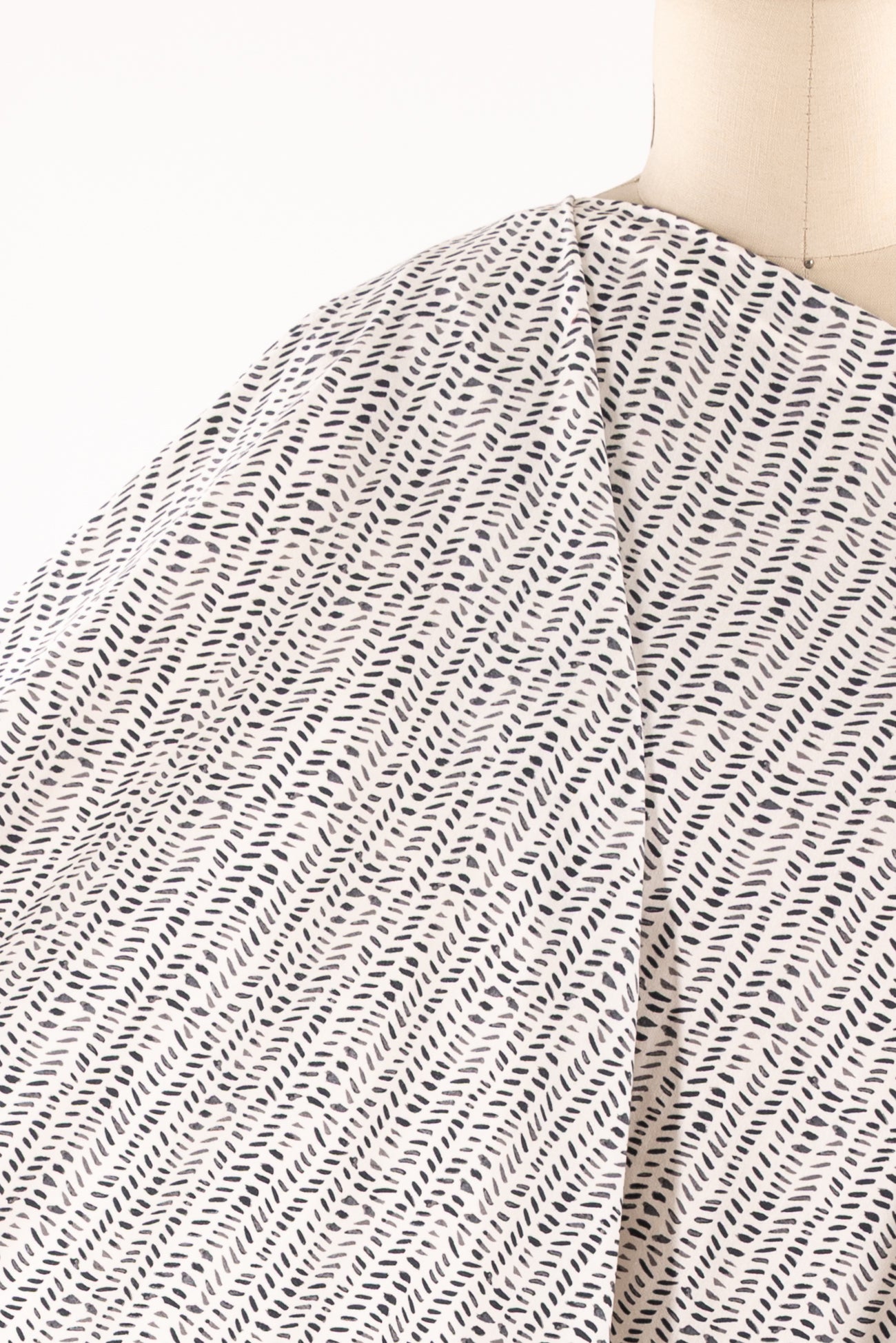 Hatch Marks Cotton Knit