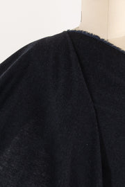 Hematite Gray Cotton Flannel Woven