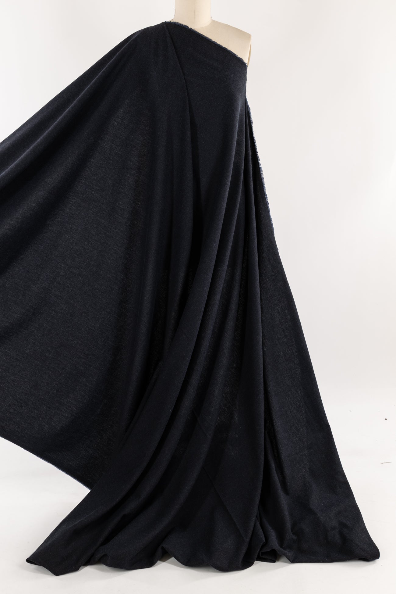 Hematite Gray Cotton Flannel Woven