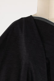 Hematite Gray Stretch Denim Woven