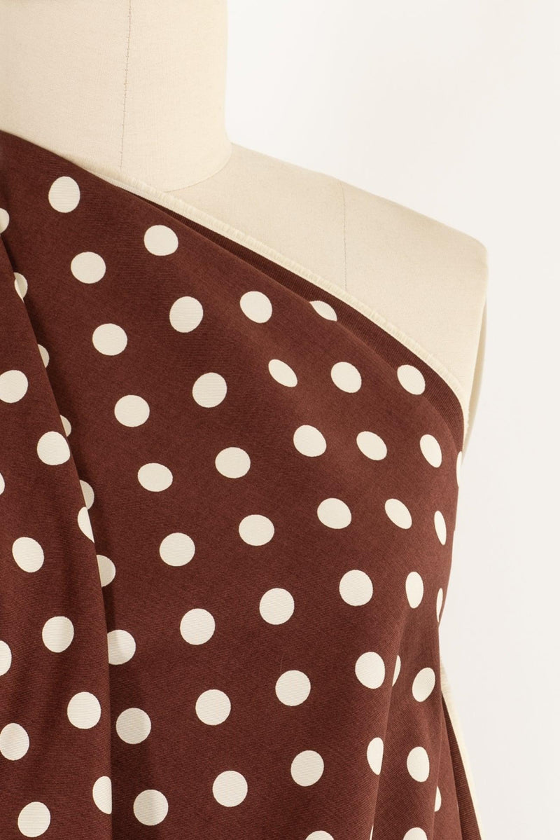 Henna Dots Japanese Cotton Stretch Woven - Marcy Tilton Fabrics