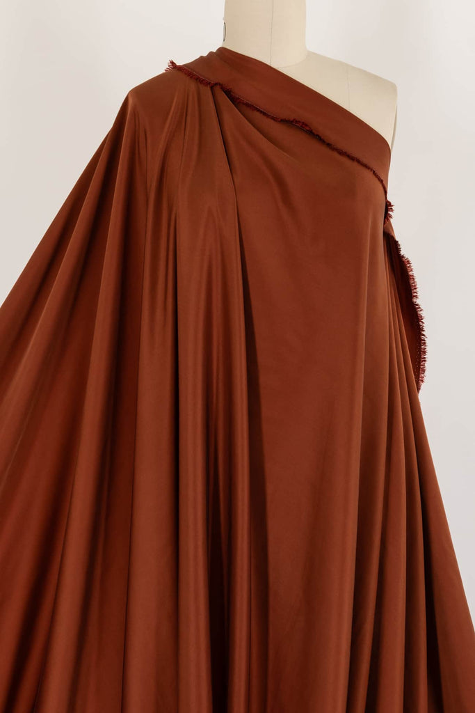 Henna Silk Charmeuse Woven - Marcy Tilton Fabrics