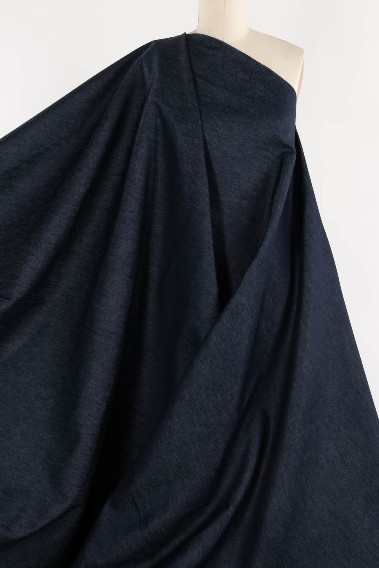 Hopper Blue Italian Cotton Denim Woven