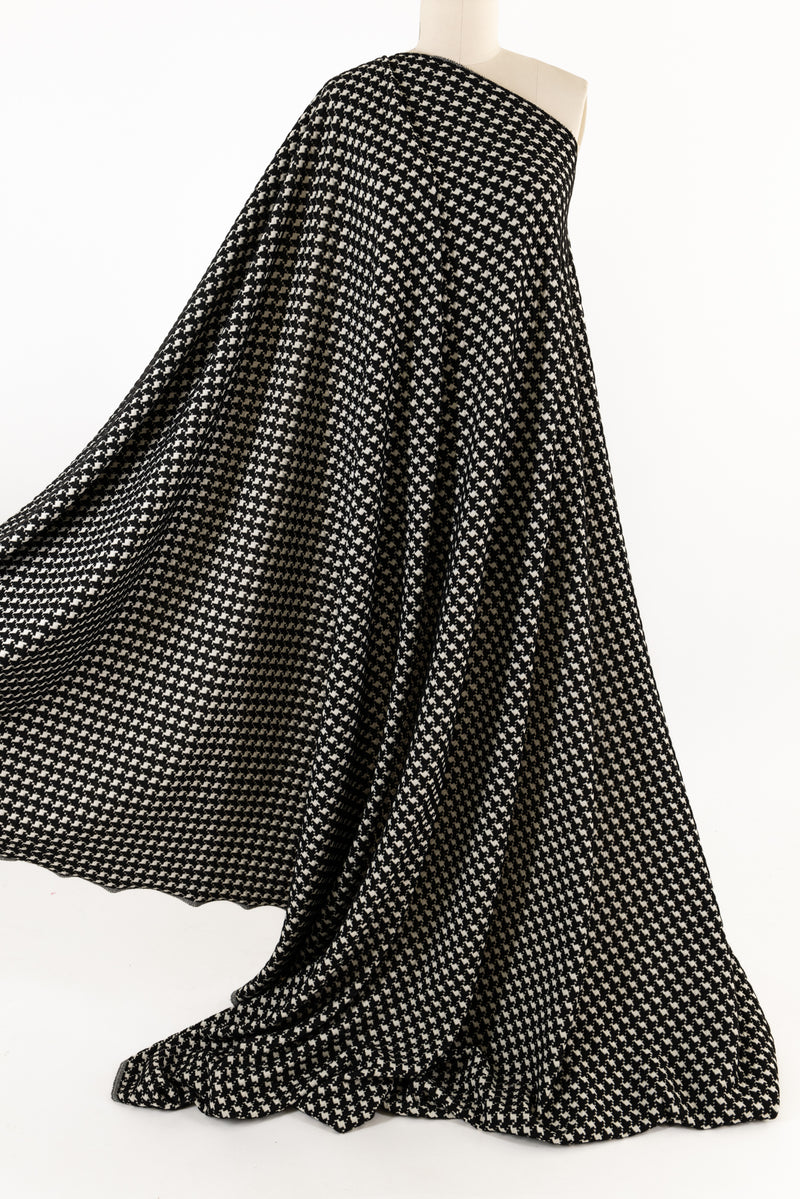 Hudson Houndstooth Cotton/Rayon Knit