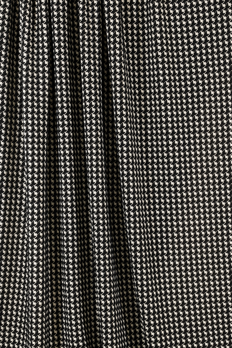 Hudson Houndstooth Cotton/Rayon Knit