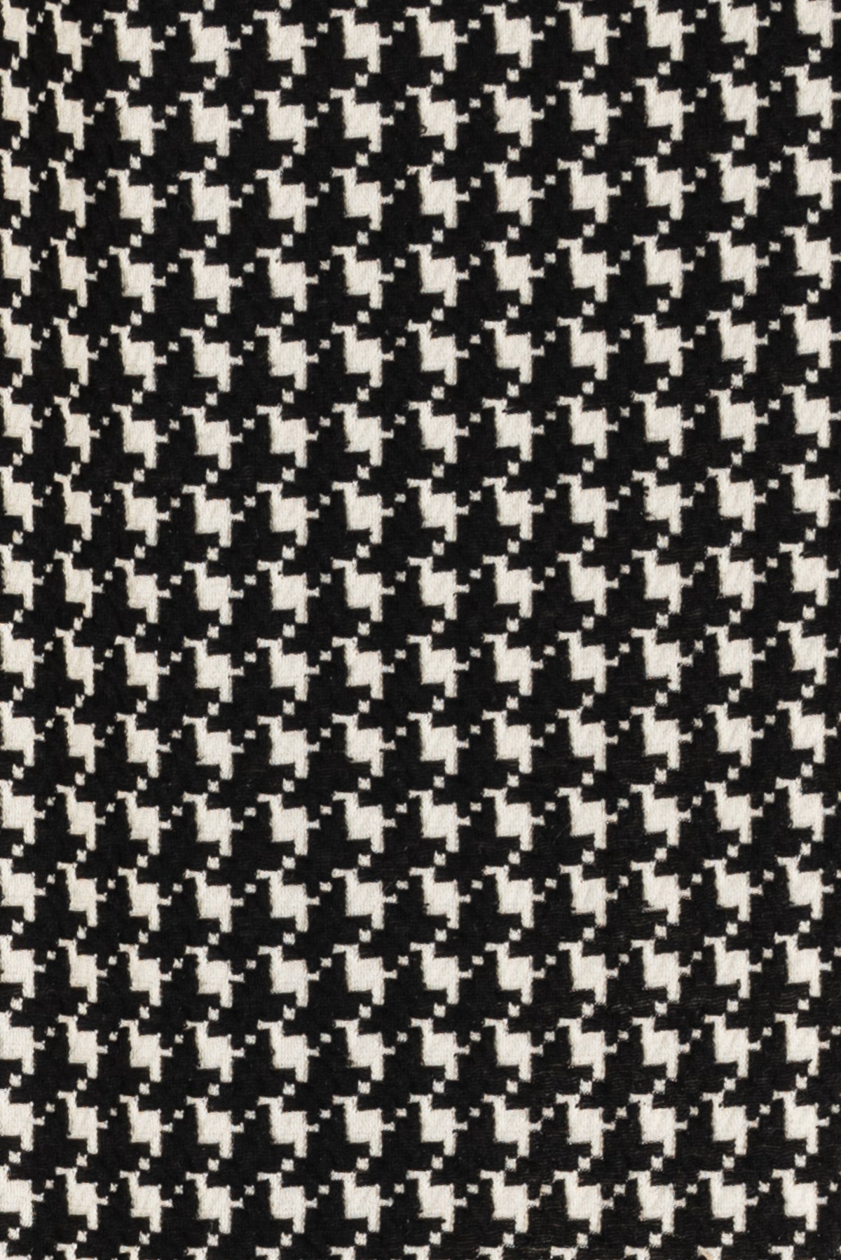 Hudson Houndstooth Cotton/Rayon Jacquard Knit