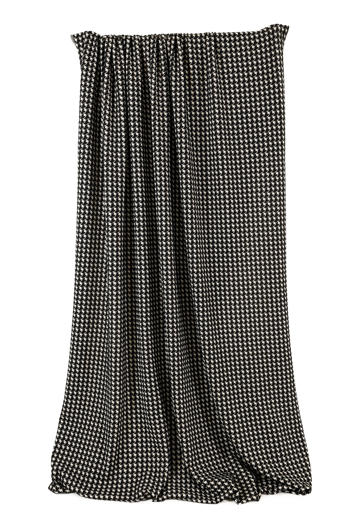 Hudson Houndstooth Cotton/Rayon Jacquard Knit