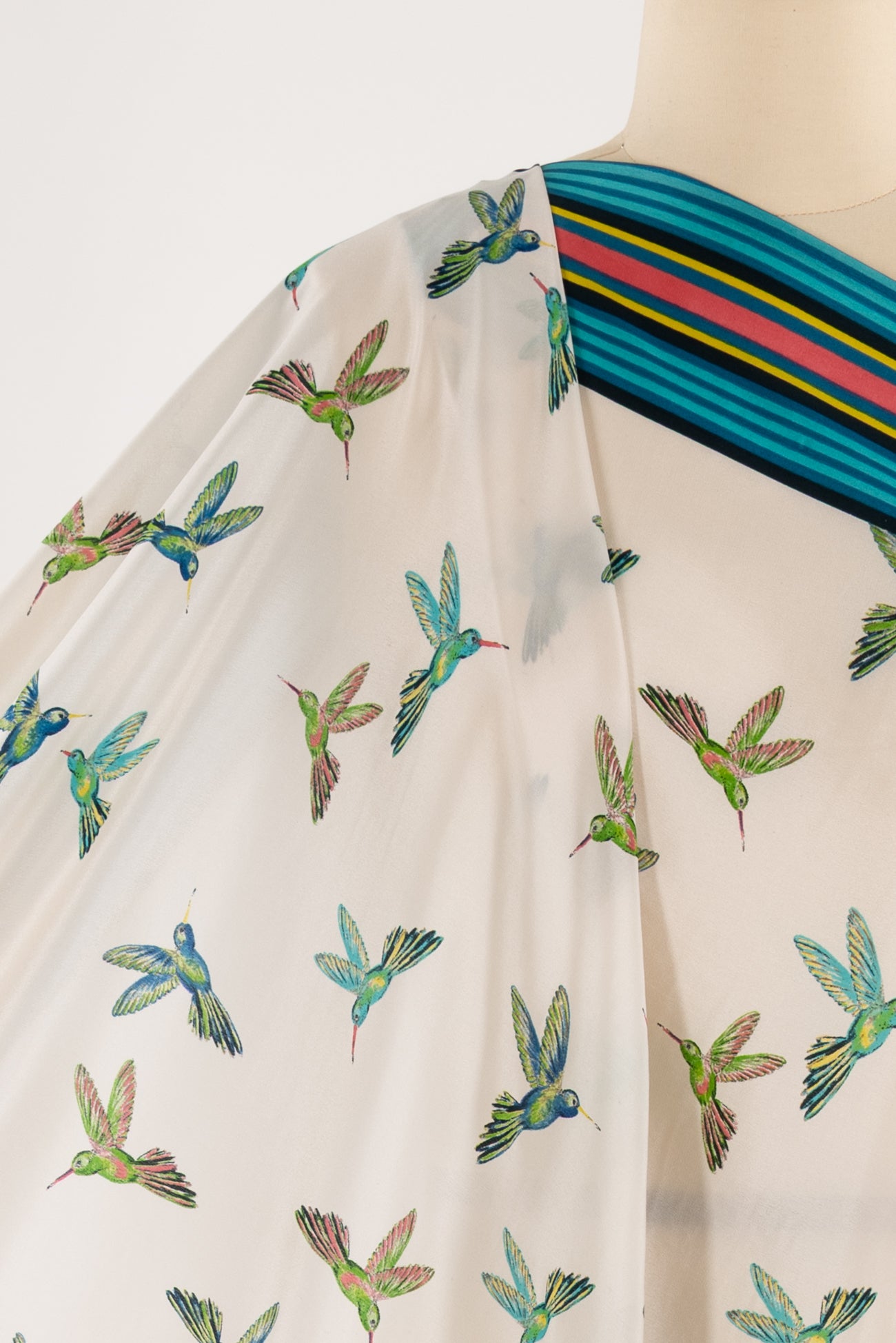 Hummingbirds Rayon Woven
