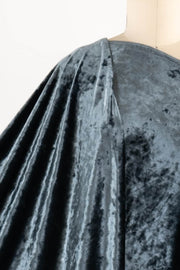 Iceburg Blue Panne Velvet Knit