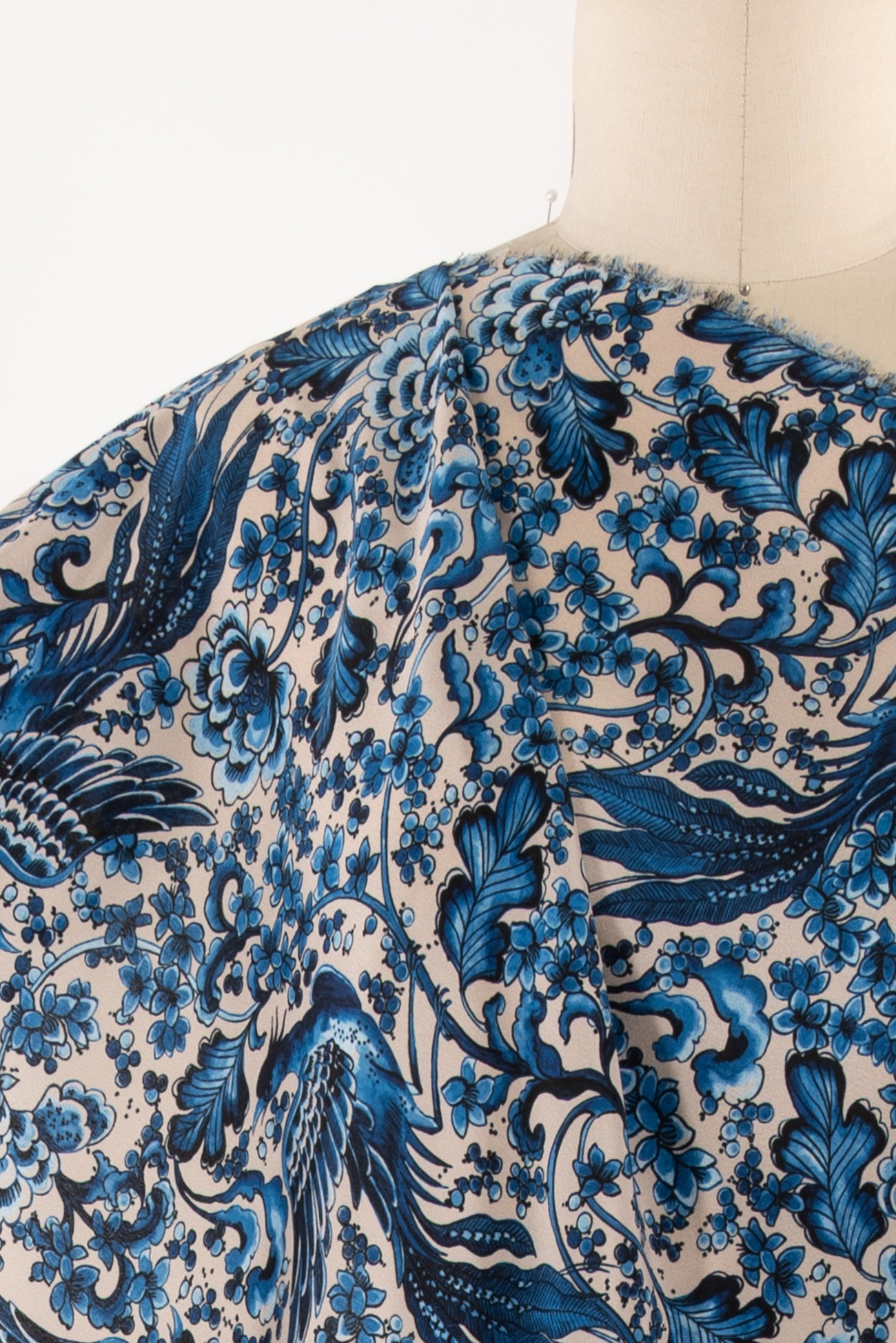 Imari Silk Crepe De Chine Woven