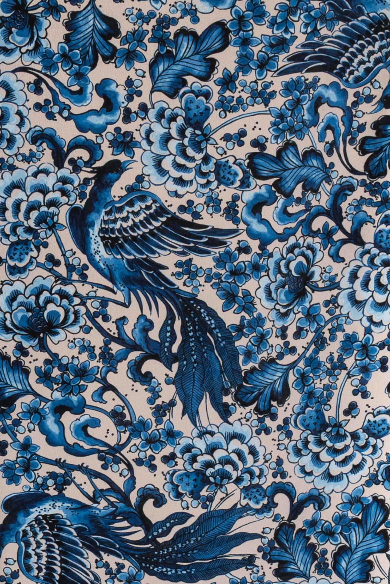 Imari Silk Crepe De Chine Woven