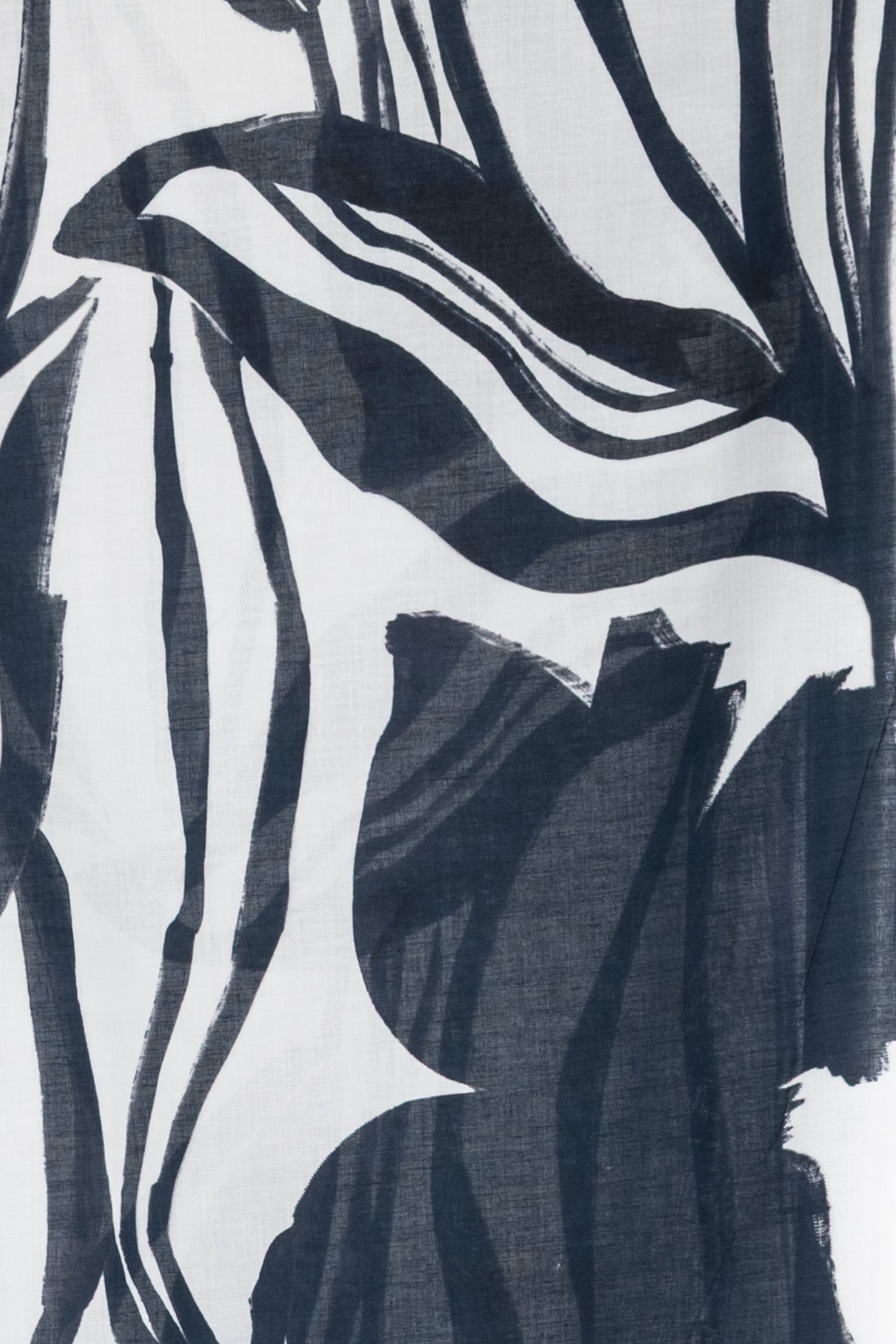 Indigo Blooms Cotton Woven