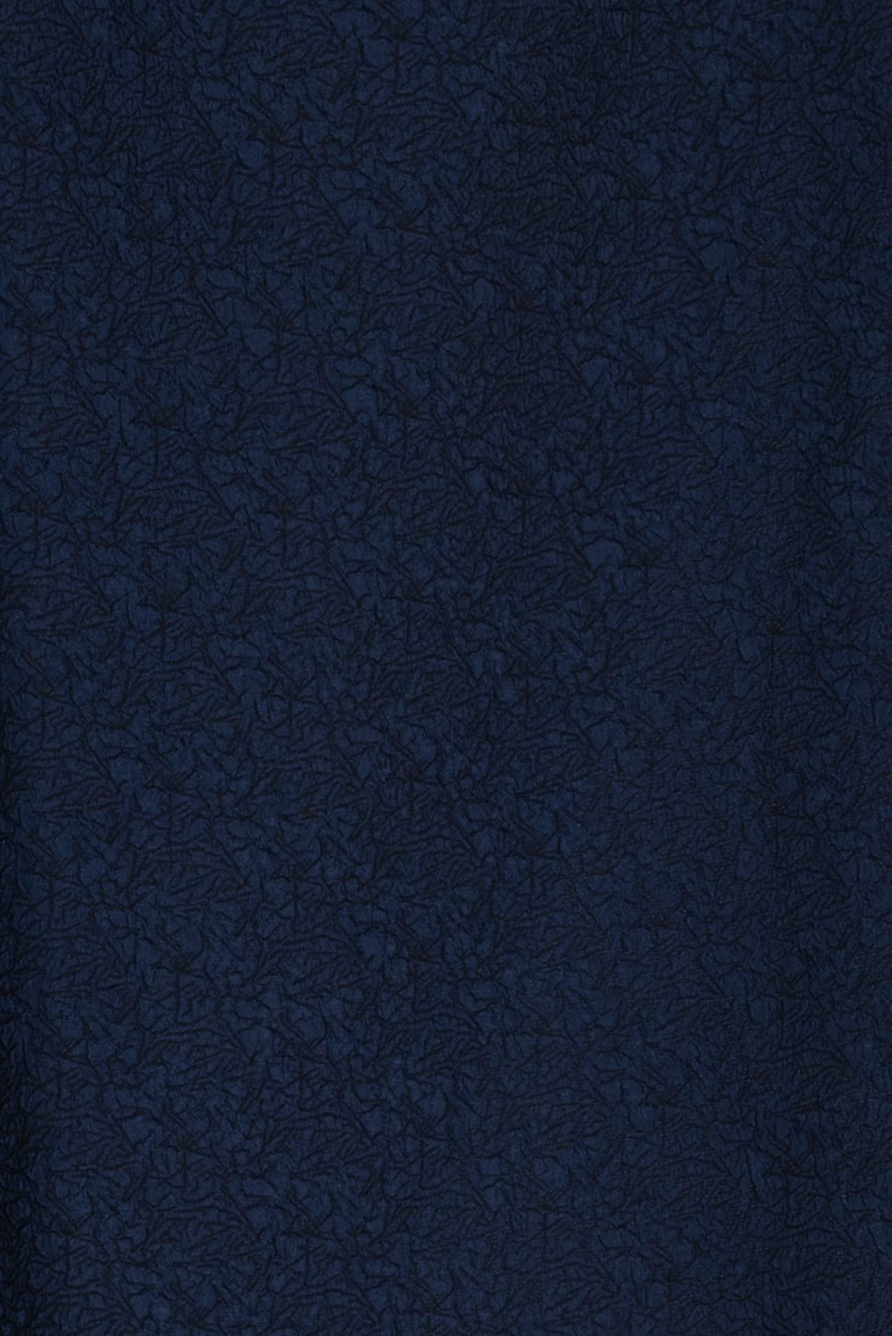 Indigo Crackle Rayon Blend Jacquard Woven