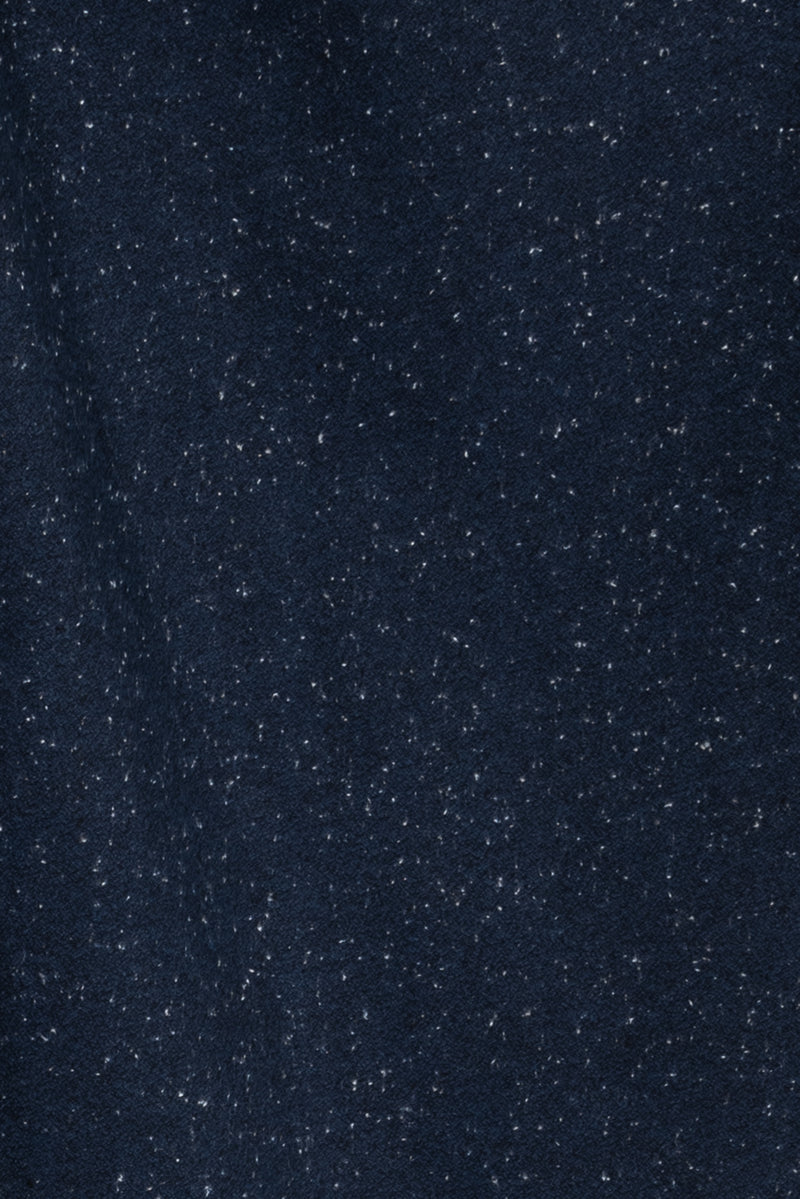 Indigo Blue Speckles Cotton Flannel Woven