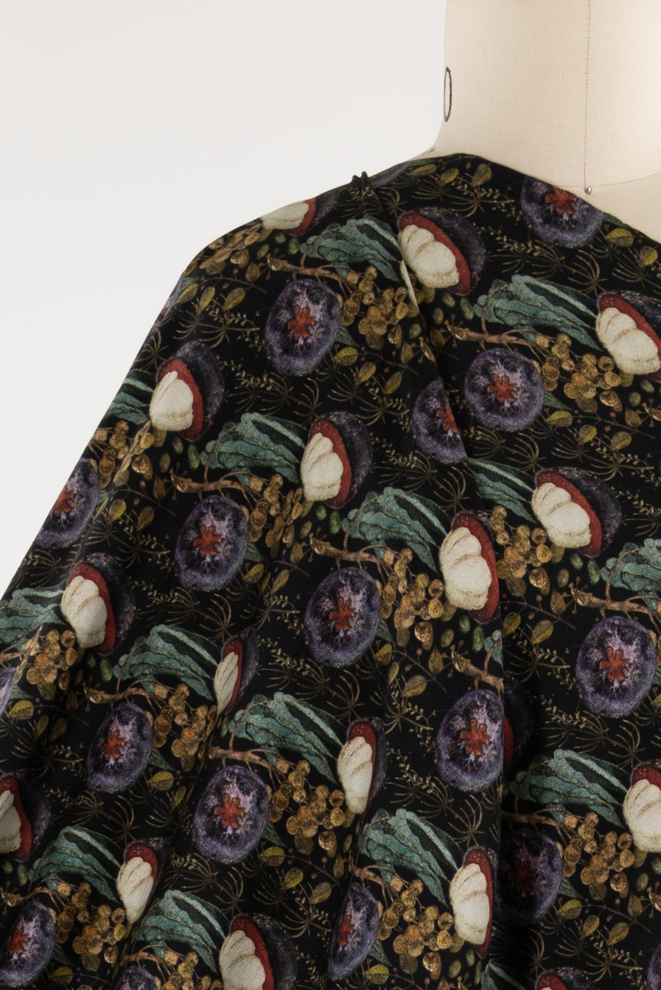 Inky Blooms Dutch Cotton Knit