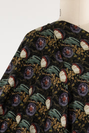 Inky Blooms Dutch Cotton Knit