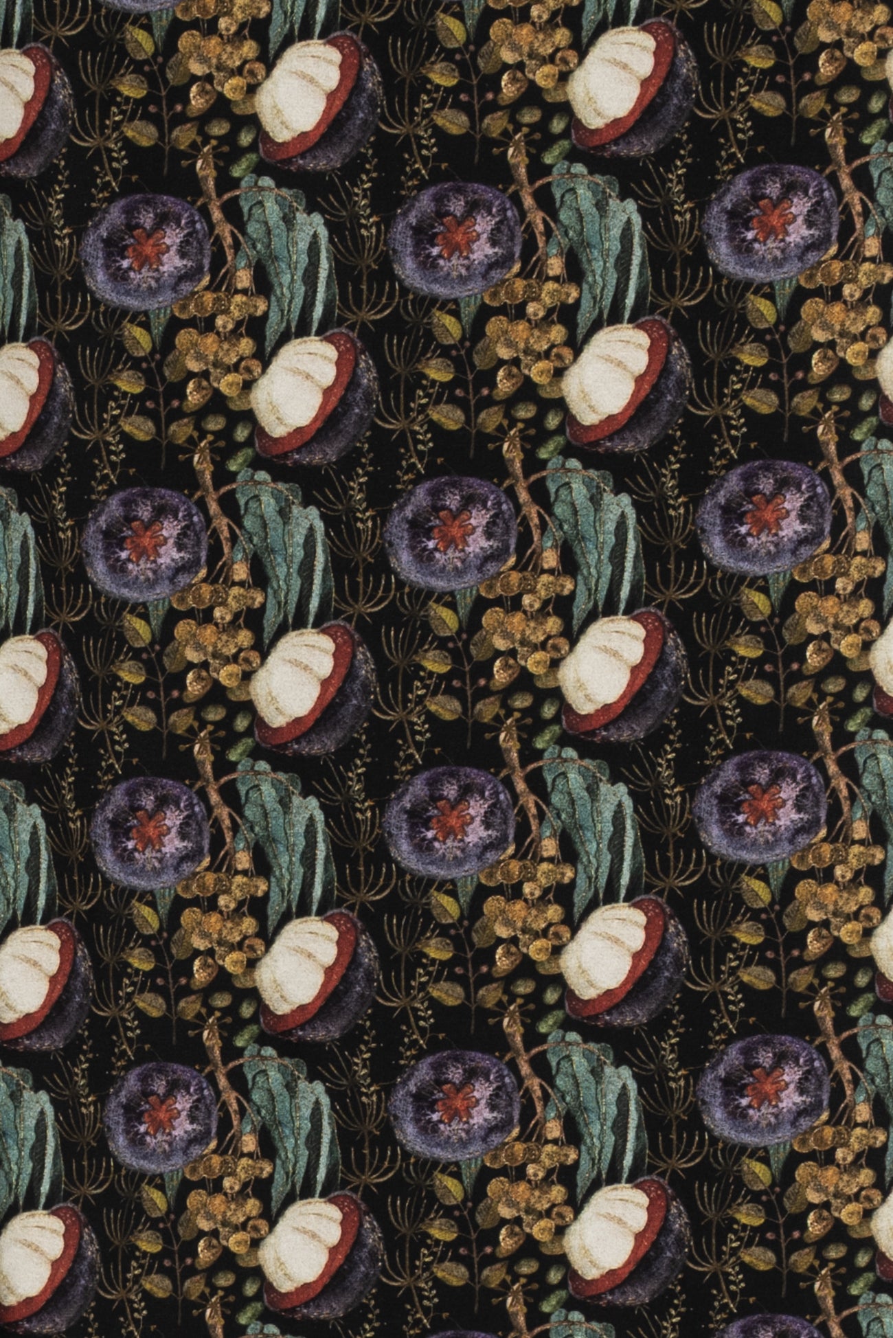 Inky Blooms Dutch Cotton Knit