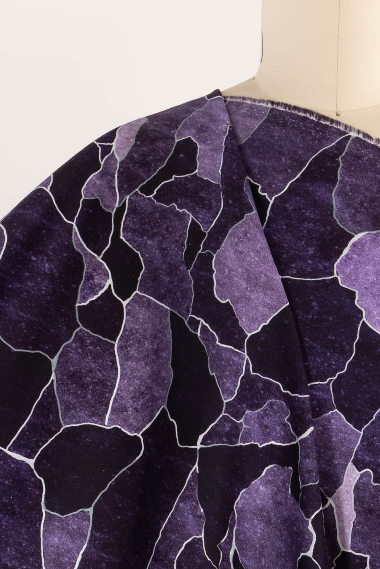 It's Mauvelous Italian Stretch Cotton Denim Woven