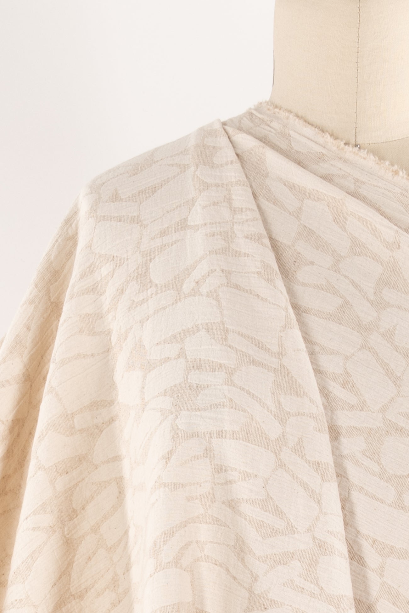 Ivory Drift Flagstones Jacquard Woven