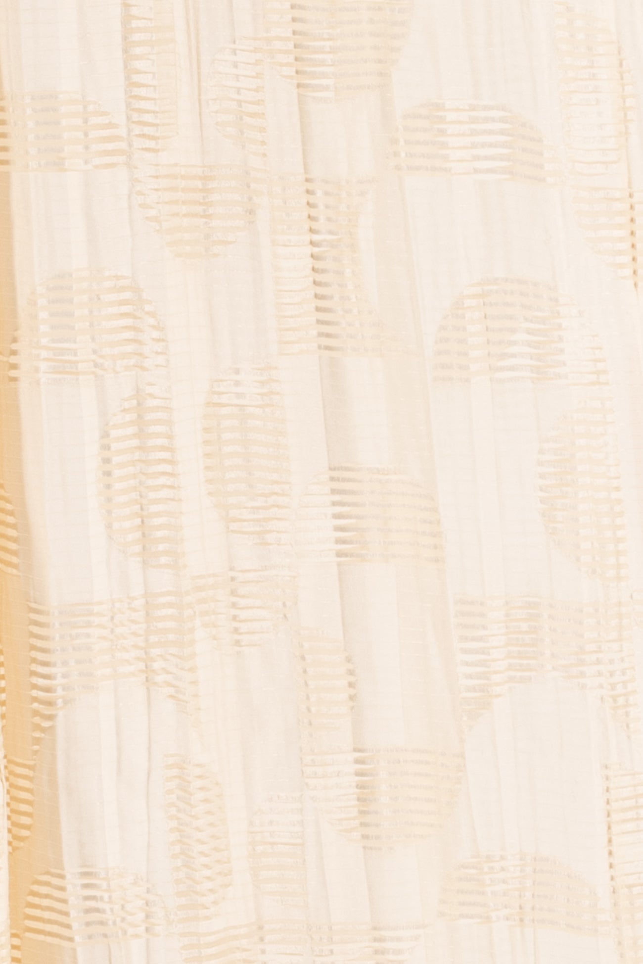 Ivory Lunette Jacquard Woven